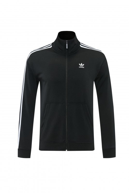 2026 Adidas Black Full Zipper Jacket + Long Pants