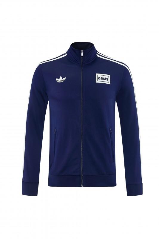 2026 Adidas Navy Blue Full Zipper Jacket + Long Pants