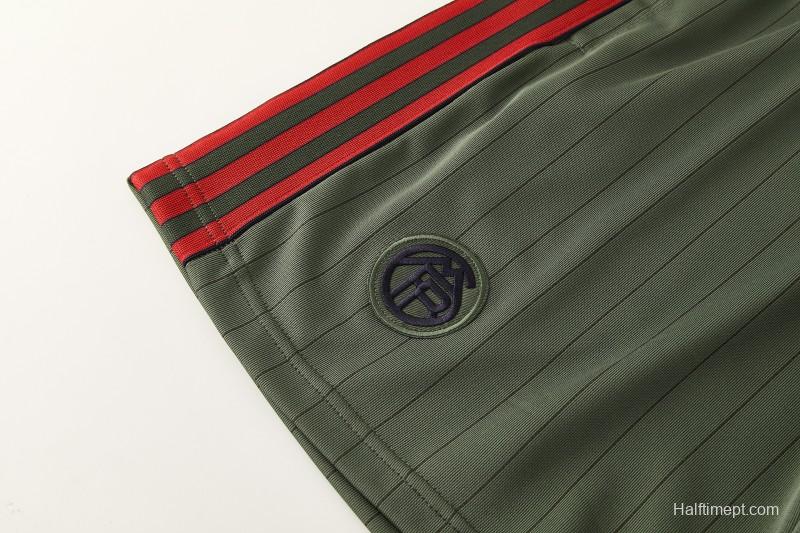 26/27 Bayern München  Forest Green  Pinstripe  Short Sleeve+Soccer Shorts
