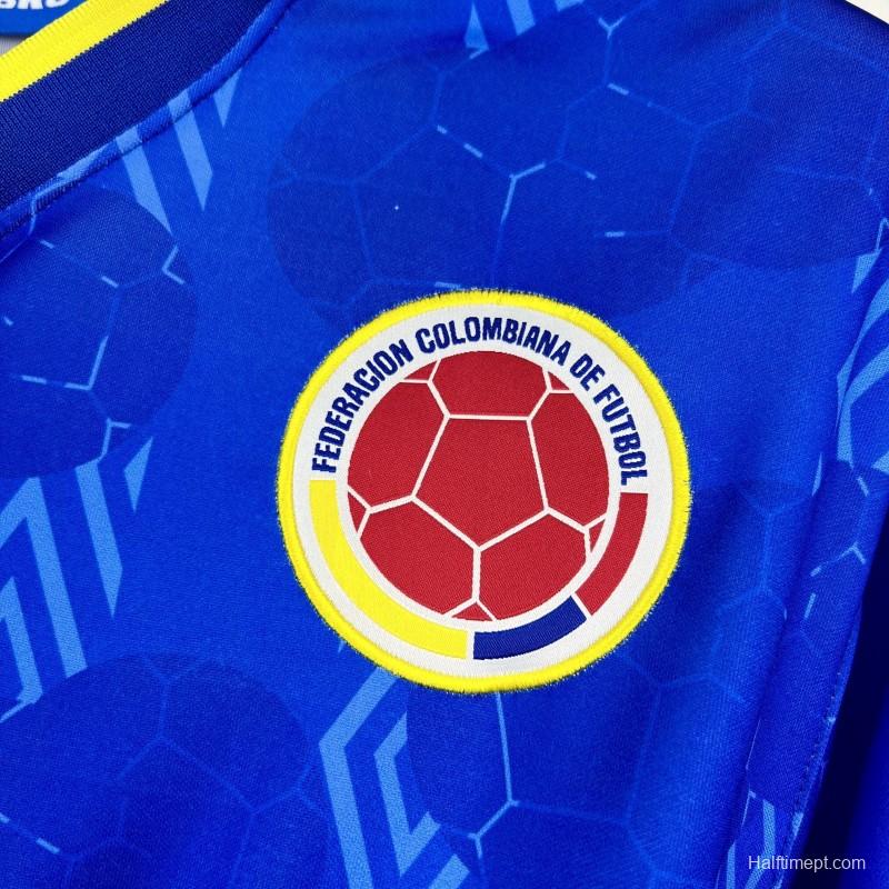 1994 Retro Colombia Away Long Sleeves Jersey
