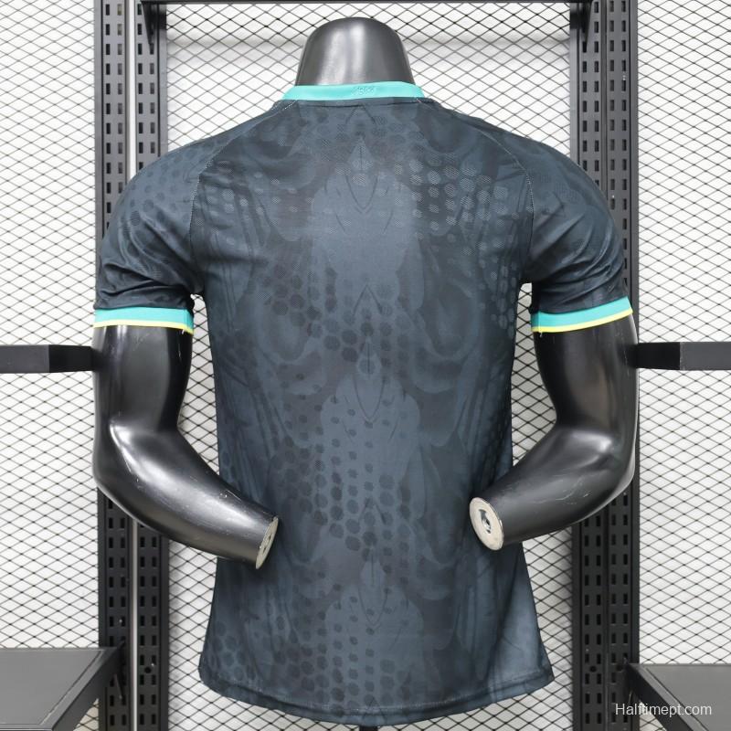 Player Version 26/27  Brazil  Charcoal Black & Mint Teal  Special Edition Jersey