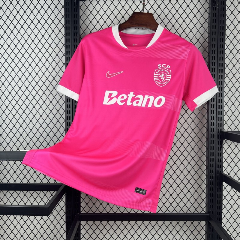 2026/27 Mens Sporting CP Pink October Jersey