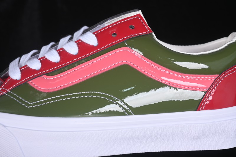 Vans Old Skool Patent Leather Low-Top Casual Skateboarding Shoes - VN000E8VCCZ