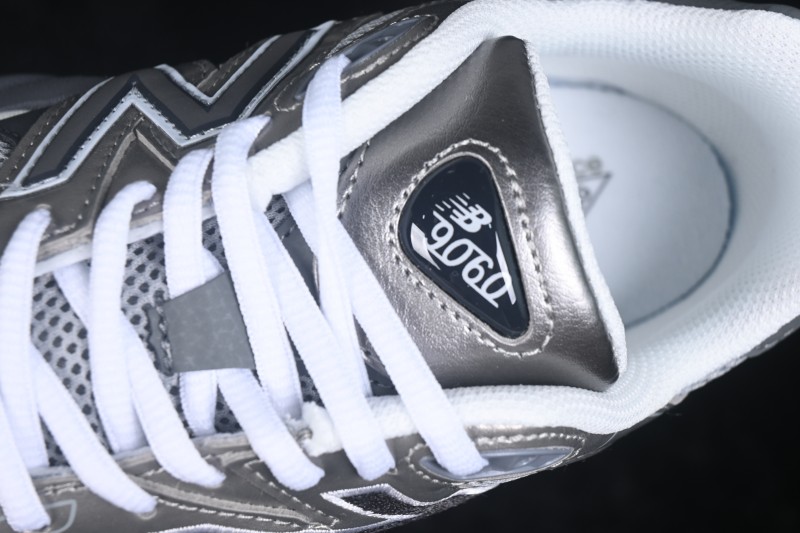New Balance 9060 Retro Running Shoes with ABZORB Cushioning and Suede Overlays - U906051K