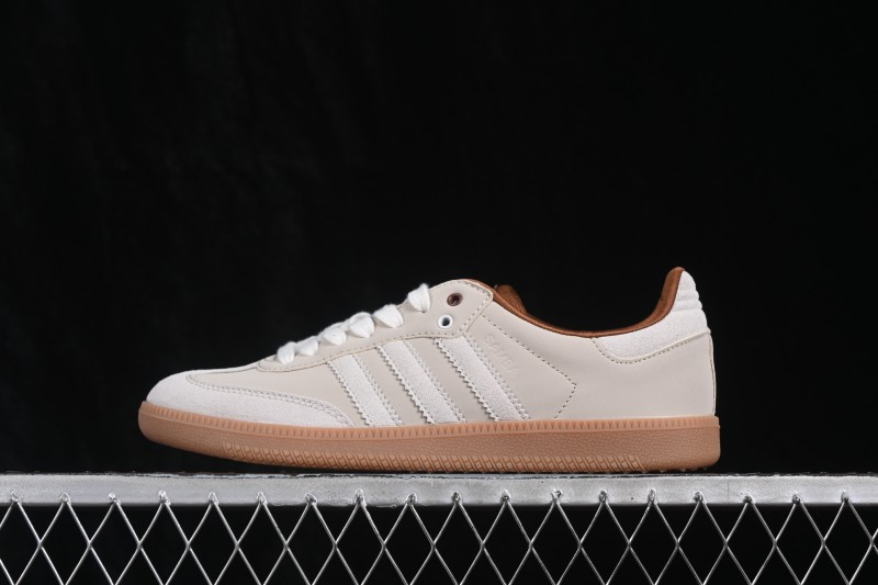 Adidas Samba OG Classic Lifestyle Sneakers with Suede Overlays - KJ7306