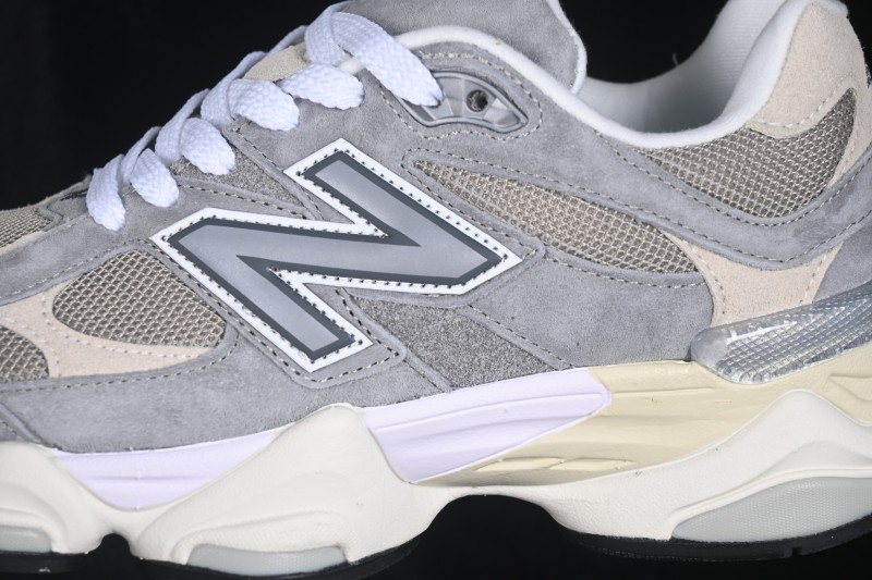 New Balance Retro Casual Running Sneakers with Suede and Mesh Upper and ABZORB Cushioning - U9060LBA