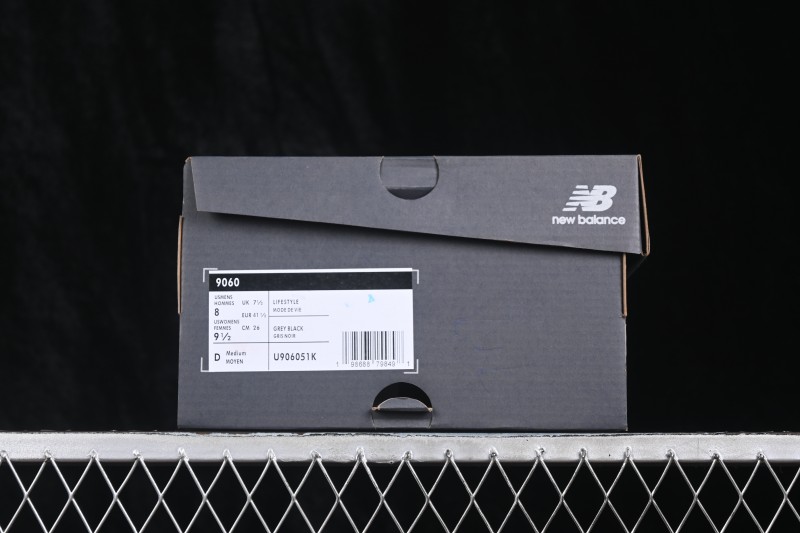 New Balance 9060 Retro Running Shoes with ABZORB Cushioning and Suede Overlays - U906051K