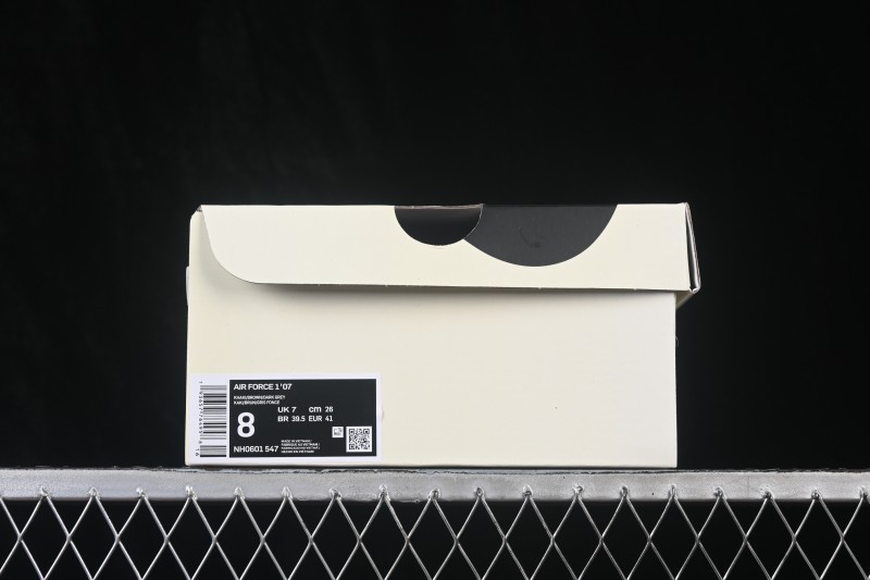 Nike Air Force 1 '07 Low Black Suede Warrior Casual Sneakers with Full-Length Air Cushion - NH0601-547
