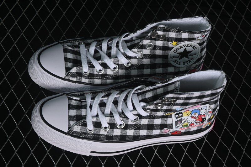 Converse × Hello Kitty and Friends Picnic Chuck Taylor All Star Hi High-Top Casual Skate Shoes - A17697C