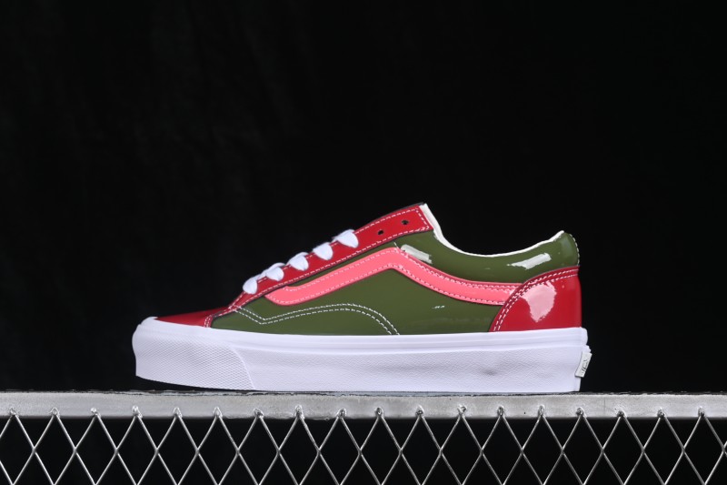 Vans Old Skool Patent Leather Low-Top Casual Skateboarding Shoes - VN000E8VCCZ