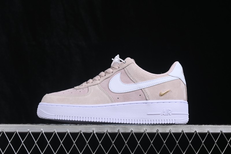 Nike Air Force 1 '07 Low Basketball Shoes with Classic Leather Upper and Cushioned Sole - IQ9964-600