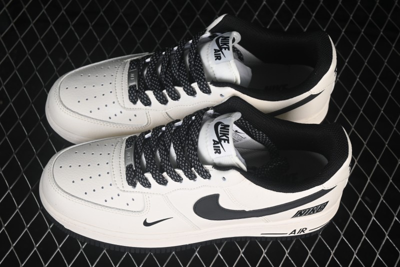 Nike Air Force 1 '07 Low Black White Classic Low-Top Casual Sneakers - JP8028-073