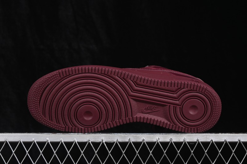 Nike Air Force 1 Low Central Cee Dark Beetroot Casual Sneakers with Patent Leather Upper - IO9970-638