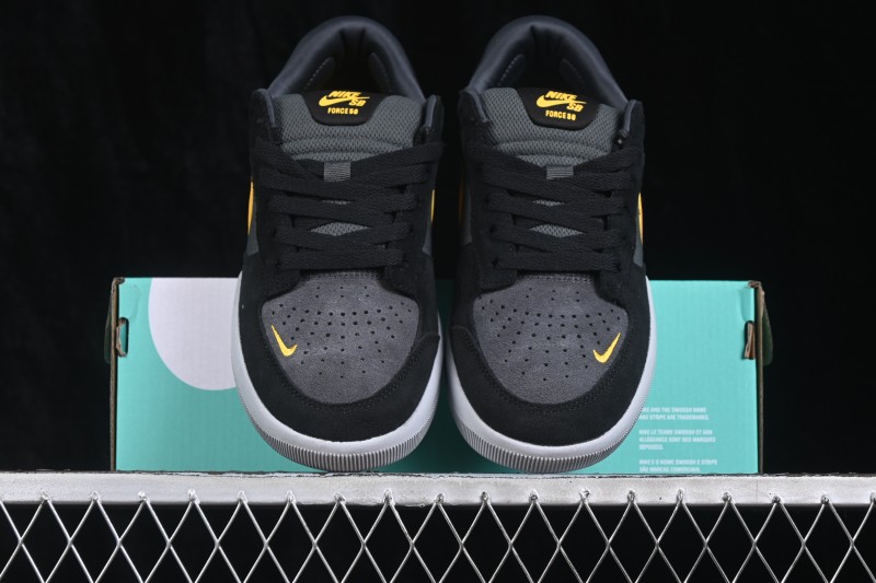 Nike SB Force 58 Retro Skateboarding Shoes with Durable Suede Construction - DV5477-009