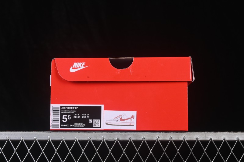 Nike Air Force 1 '07 Low Basketball Shoes with Full-Length Air Cushion - NH0601-549
