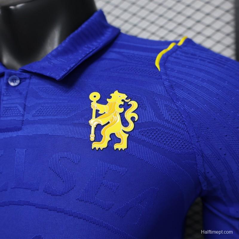 Player Version 26/27 Chelsea Home Polo Collar Long Sleeve Jersey