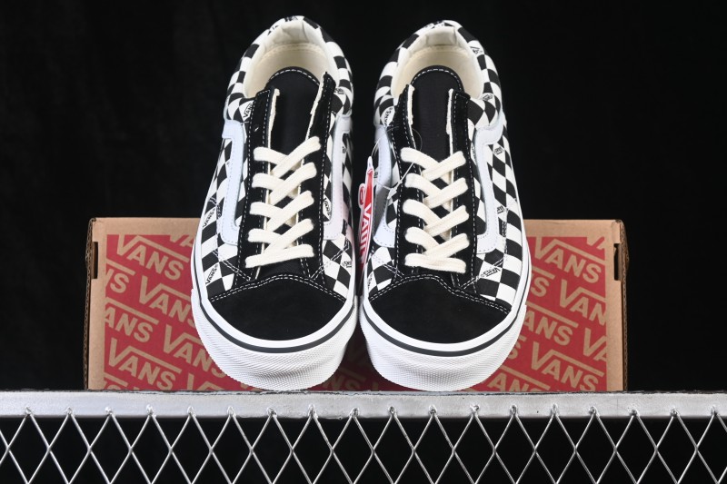 Vans Style 36 Checkerboard Skateboarding Shoes with Anti-Slip Vulcanized Sole - VN0A3DZ3C2Y