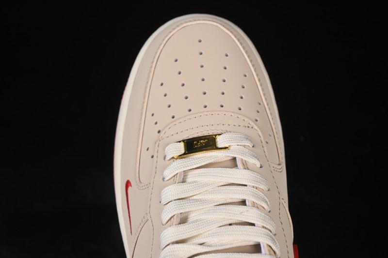Nike Air Force 1 '07 Low Casual Sneakers with Premium Leather and Classic Cushioning - NH0601-526