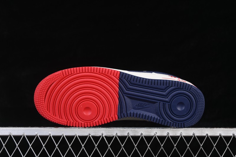 Nike Air Force 1 '07 Low Casual Sneakers with Classic Colorblocking - NH0601-544