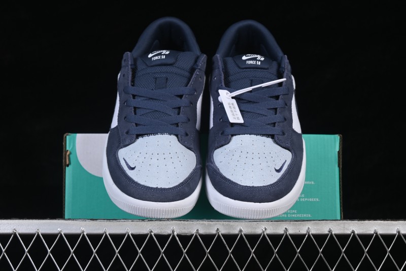 Nike SB Force 58 Retro Skateboarding Shoes with Classic Suede and Durable Construction - DV5477-404