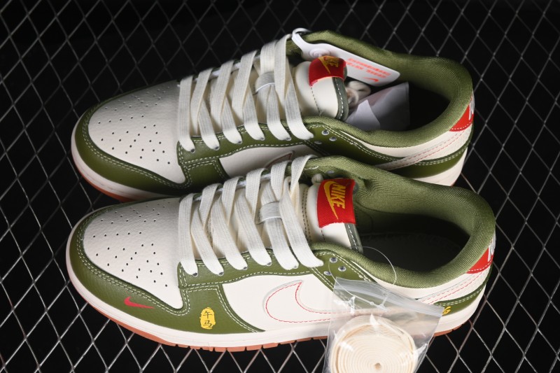 Nike SB Dunk Low Year of the Horse Premium Custom Low-Top Skateboarding Shoes - QW5288-103