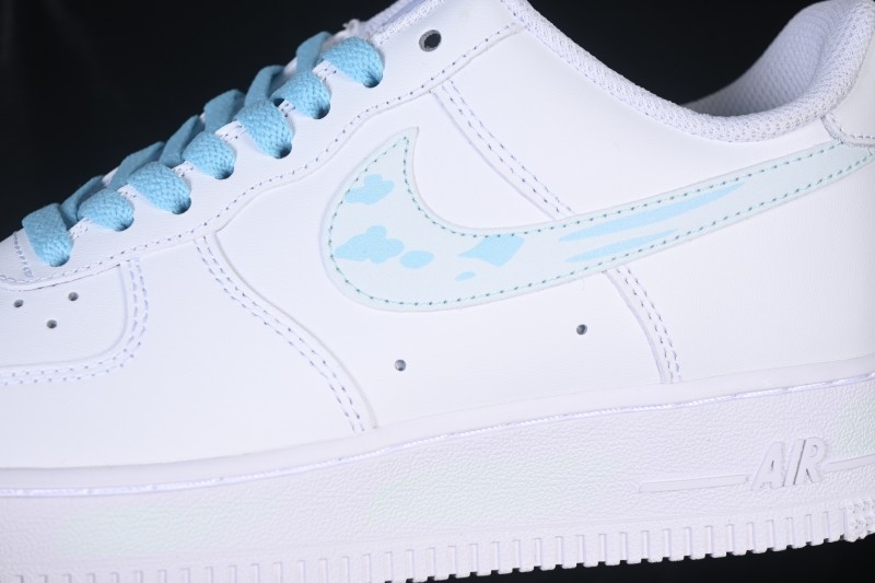 Nike Air Force 1 '07 Low Sky Cloud Casual Sneakers with Full-Length Air Cushion - ZH0316-158