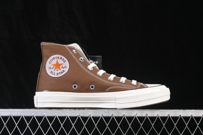 Carhartt Wip x Converse Chuck 70 High Canvas Sneakers with Classic Rubber Sole - 169220C