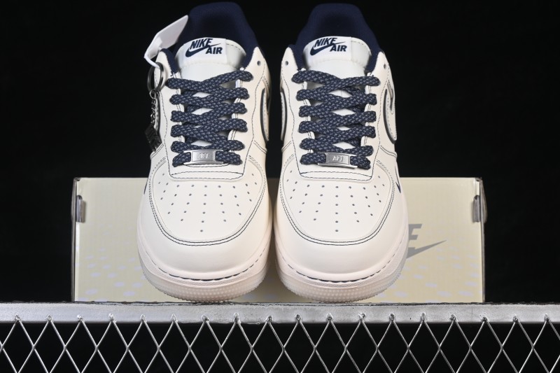 Nike Air Force 1 '07 Low Basketball Shoes with Classic Air-Sole Cushioning and Durable Leather Upper - SM6668-131