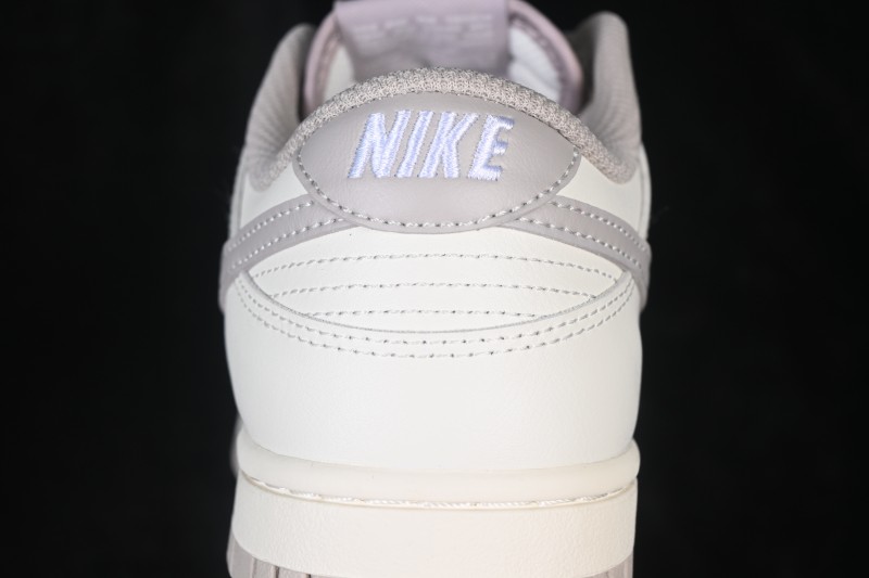 Nike SB Dunk Low Retro Skateboarding Shoes with Mist Purple Suede Upper - HF5441-007