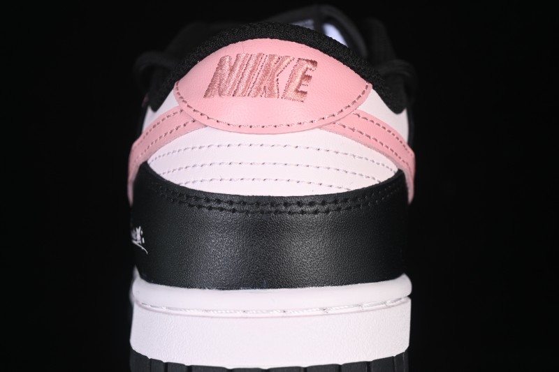 Nike SB Dunk Low Raspberry Black Pink Deconstructed Strap Casual Skateboarding Shoes - BP1120-059