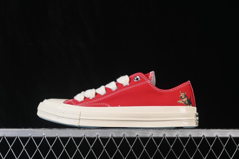 Converse Golf Le Fleur 1970s Low-Top Casual Skateboarding Shoes with Collaborative Flower Design - A12145C