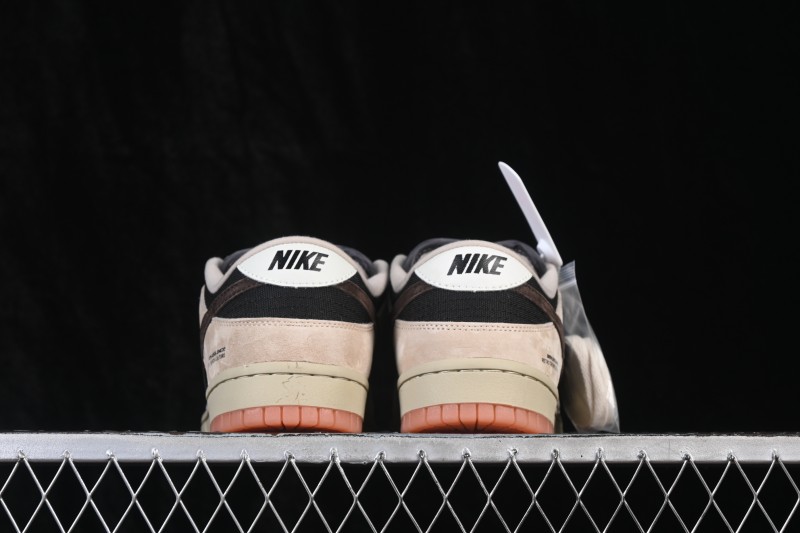 Nike SB Dunk Low Khaki Black Grey Premium Skateboarding Shoes - HJ0367-200
