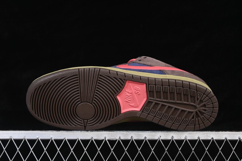 Nike SB Dunk Low Retro Skateboarding Shoes Baroque Brown Adobe - HQ1625-200