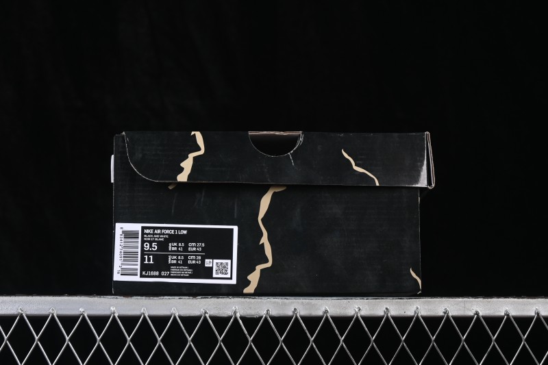 Nike Air Force 1 '07 Low Basketball Shoes with Clean Contrast Design and Full-Length Air Cushioning - KJ1688-027