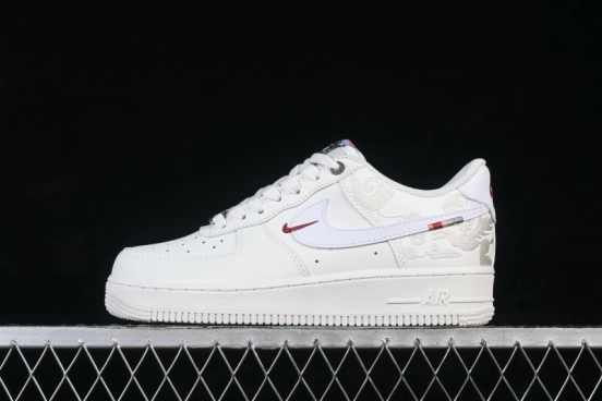 Nike Air Force 1 '07 Low Chinese New Year Limited Edition Casual Sneakers with Full-Length Air Cushion - IQ1119-011