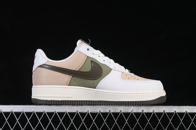 Nike Air Force 1 '07 Low Year of the Horse Limited Edition Khaki Green Casual Skate Shoes - DF0188-135
