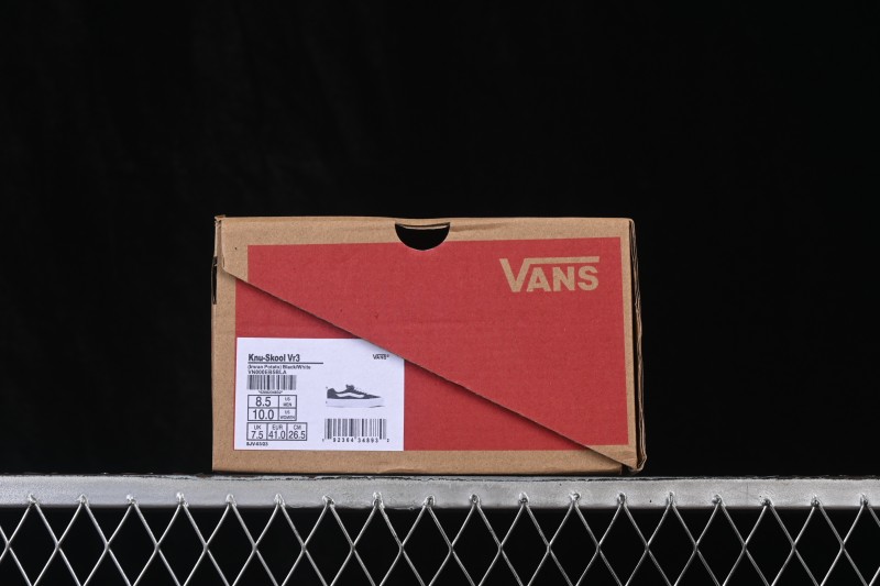 Vans Knu-Skool VR3 Low-Top Casual Skateboarding Shoes - VN000EB5BLA
