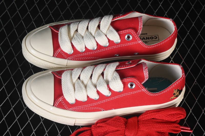 Converse Golf Le Fleur 1970s Low-Top Casual Skateboarding Shoes with Collaborative Flower Design - A12145C