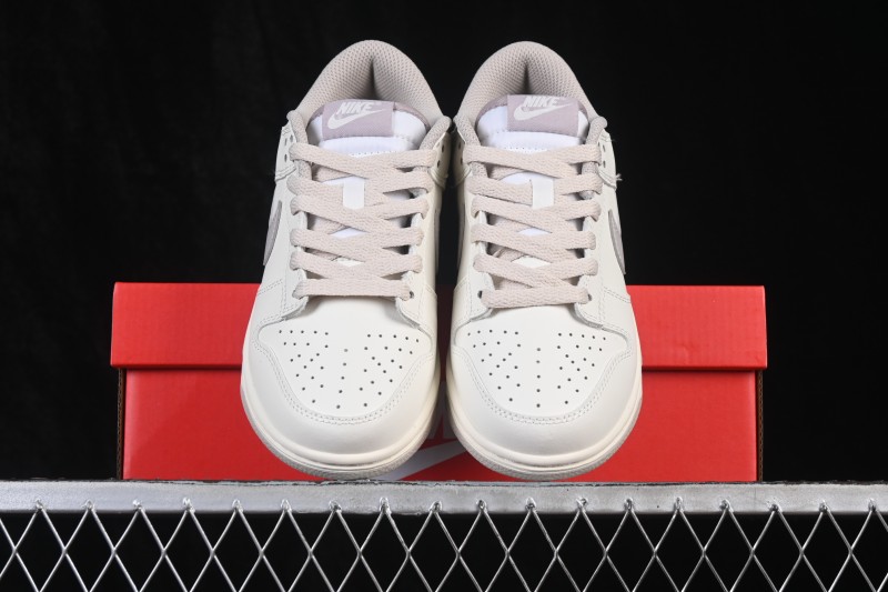 Nike SB Dunk Low Retro Skateboarding Shoes with Mist Purple Suede Upper - HF5441-007