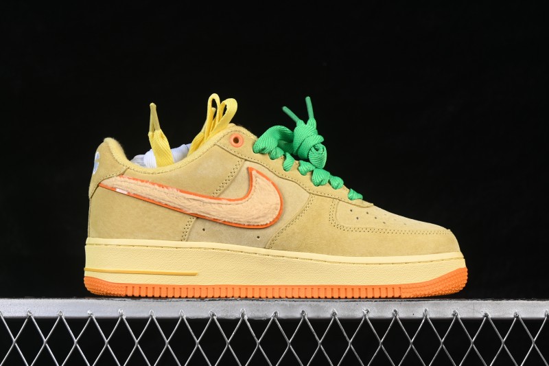 Nike Air Force 1 '07 Low Women's Basketball-Inspired Casual Sneakers with Full-Length Air Cushion - IU7612-700