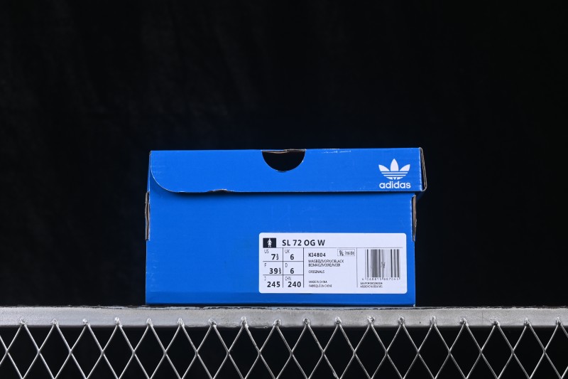 Adidas Originals SL 72 Retro Running Shoes with Classic Suede Overlays - KI4804