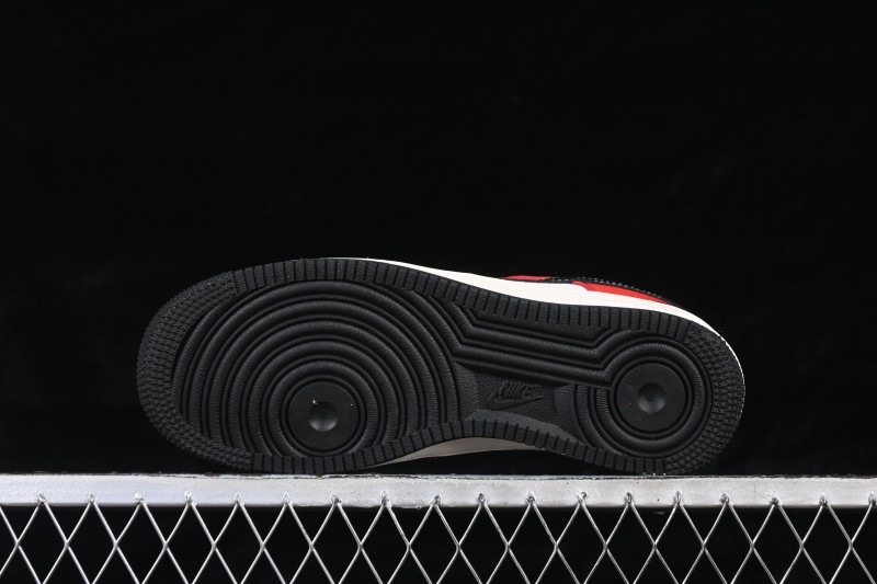 Nike Air Force 1 '07 Low Year of the Horse Limited Edition Cloud Pattern Black Red Casual Skateboarding Shoes - MZ9588-818