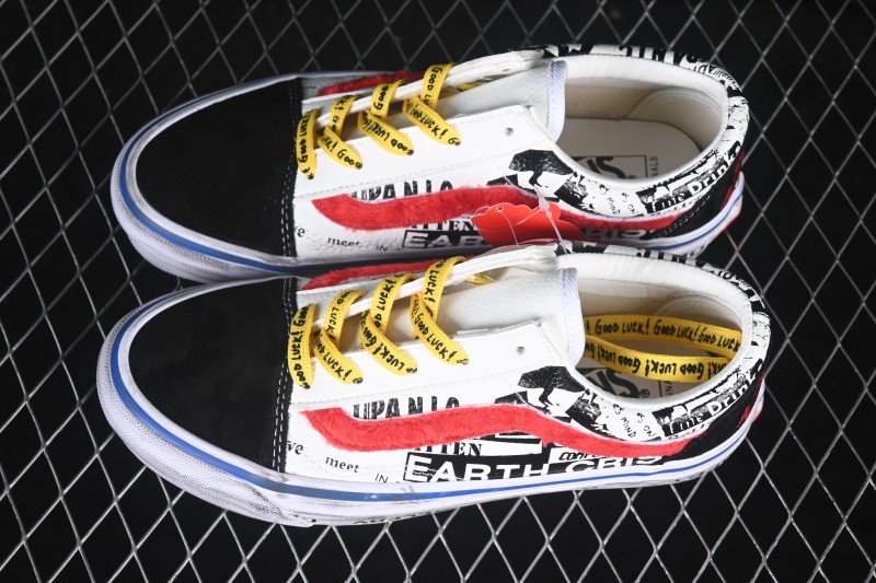 Vans Old Skool Graffiti Low-Top Casual Skateboarding Shoes - VN0A4P3XBMW