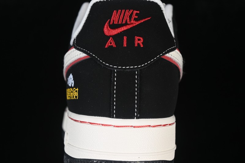 Nike Air Force 1 '07 Low Chinese New Year Edition Black Red Lucky Money Casual Skateboarding Shoes - DF0188-129
