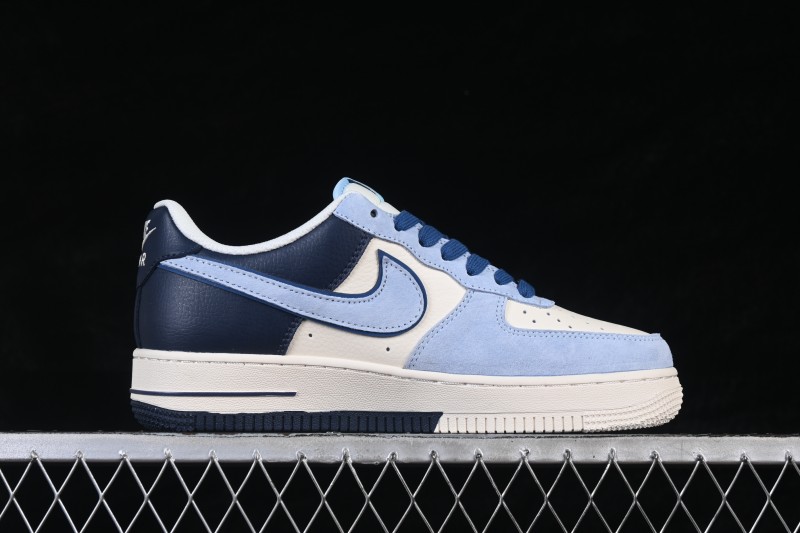 Nike Air Force 1 '07 Low Bearbrick Collaboration UNC Double Swoosh Casual Skate Shoes - XD9314-616
