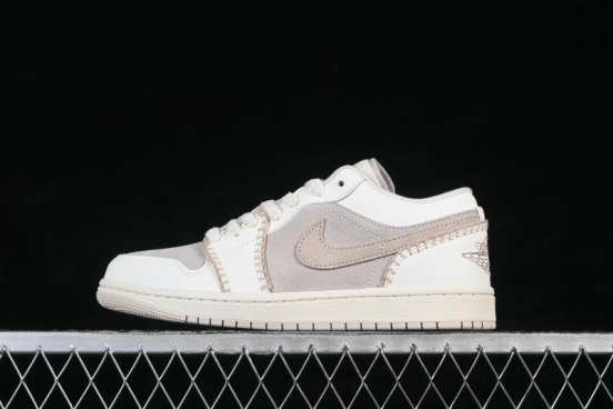 Nike Air Jordan 1 Low Retro Basketball Shoes with Classic Color Blocking - HV4268-120