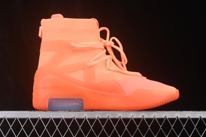 Nike Air Fear of God 1 String High-Top Basketball Sneakers with Double Zoom Air Cushioning - AR4237-800
