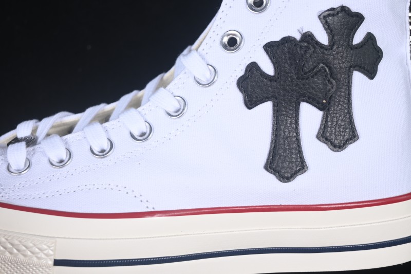 Converse Chuck 1970s Chrome Hearts Collaboration High-Top Casual Skate Shoes - 162056C
