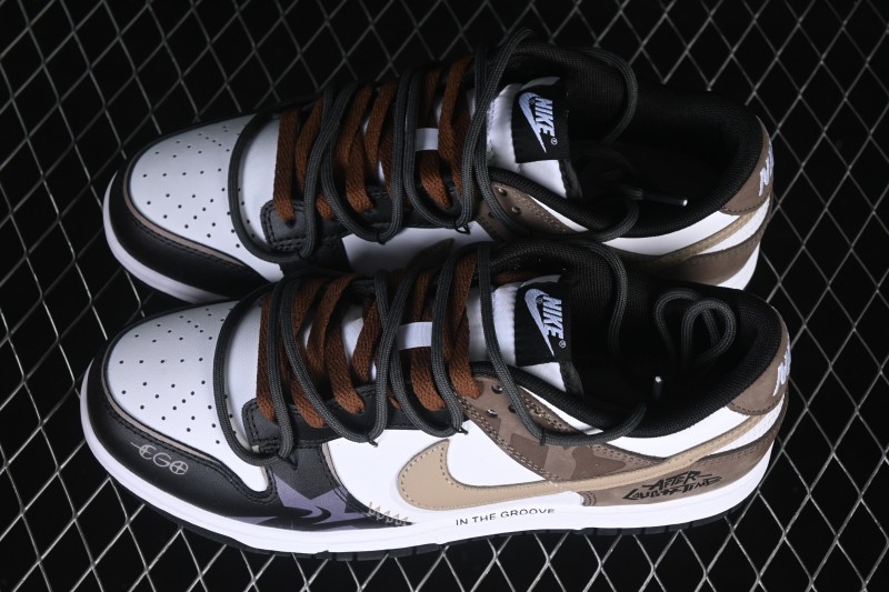 Nike SB Dunk Low Strap Anniversary Custom Low-Top Skateboarding Shoes - HF5441-100
