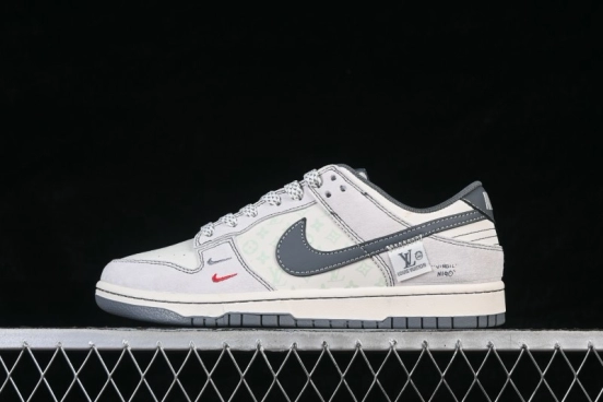 Nike SB Dunk Low LV Collaboration Premium Custom Low-Top Skateboarding Shoes - YX5066-391